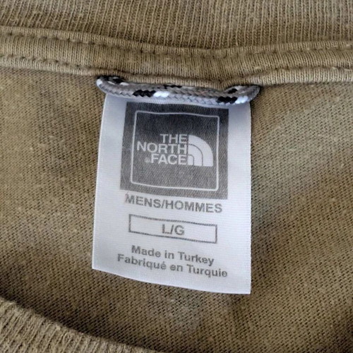 The North Face short-sleeve T-shirt used, brown Large