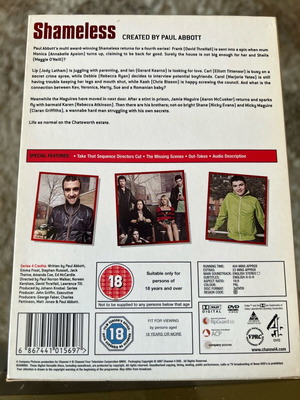 Shameless Season 4 Boxset DVD σαν καινούργιο με αγγλικούς υπότιτλους