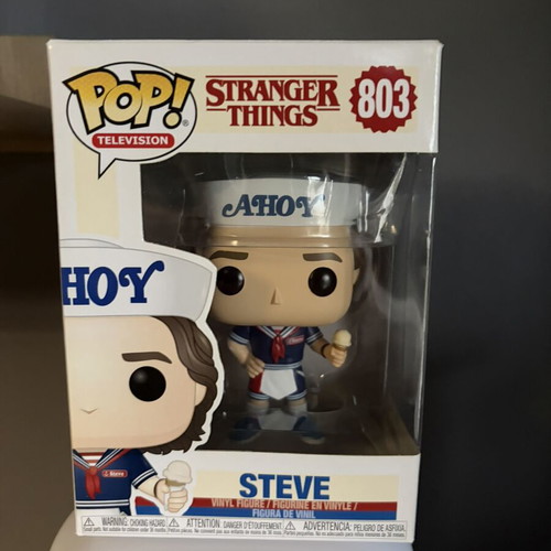 Steve #803 Stranger Things Funko Pop vinyl figure like new