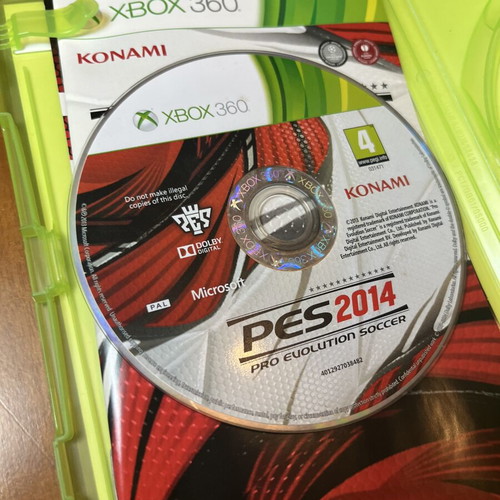 Xbox 360 PES 2014 παιχνίδι μεταχειρισμένο, πλήρες με manual