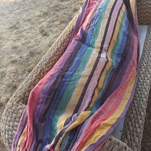 Knitted hammock from Mexico like new