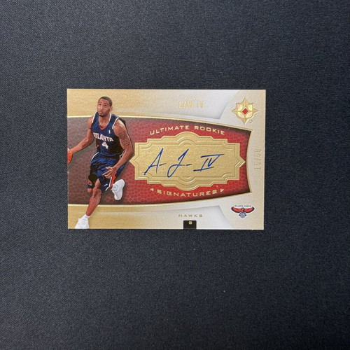 Acie Law IV 2007-08 Ultimate Collection Rookie Signature Card like new