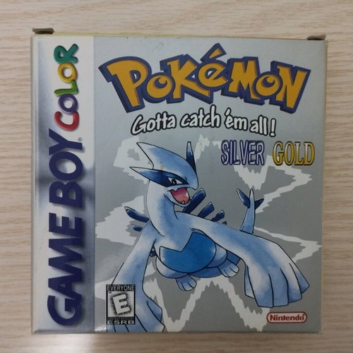 Pokémon Silver Gold for Game Boy Color used