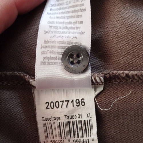 Celio Stretch men's polo shirt, size XL, khaki brown
