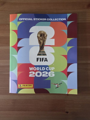 FIFA Световно първенство 2026 Panini стикер албум нов английска версия