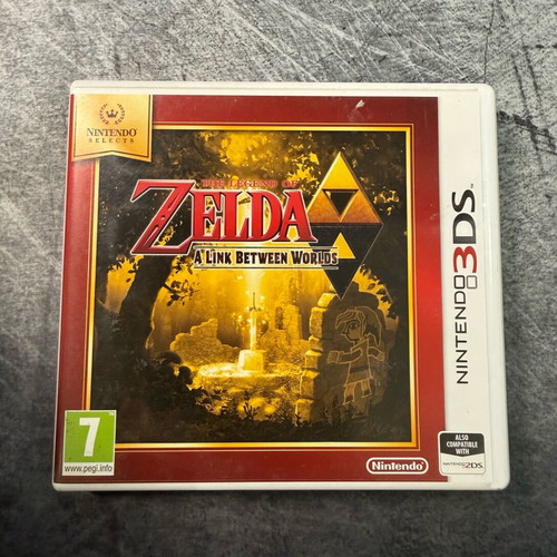 Nintendo 3DS The Legend of Zelda A Link Between Worlds Original Case used without game