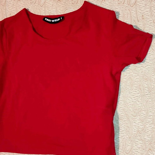 Set crop top Taily Wiejl small and jeans 36 slim fit