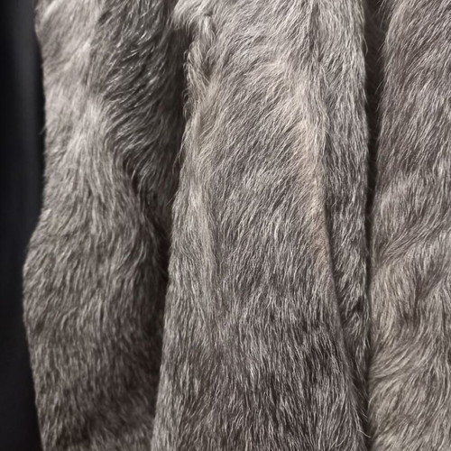 Fur jacket made of natural rabbit fur size S like new