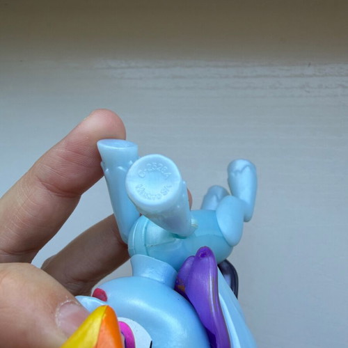 My Little Pony Rainbow Dash figure used, official Hasbro 4x8cm