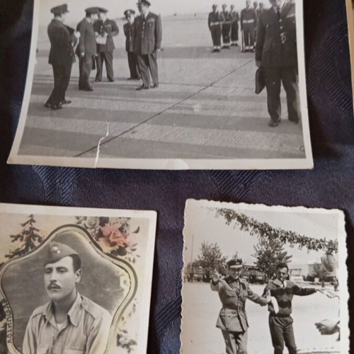 Military photos used, set of five from 1940s-50s