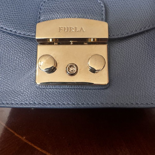 Furla Metropolis crossbody bag, graphite blue