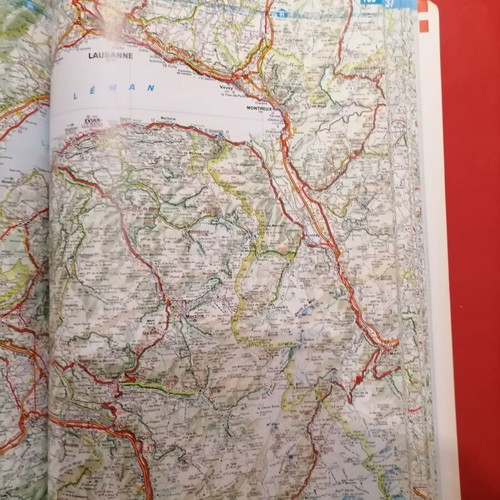 Michelin France Road Atlas used, detailed maps