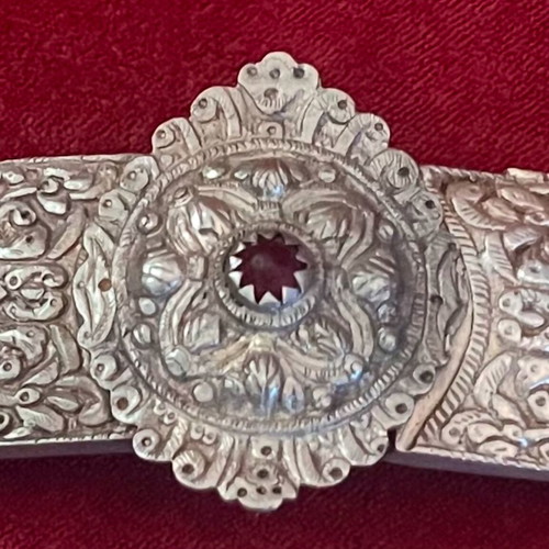 Silver articulated belt 82 cm 19th century like new