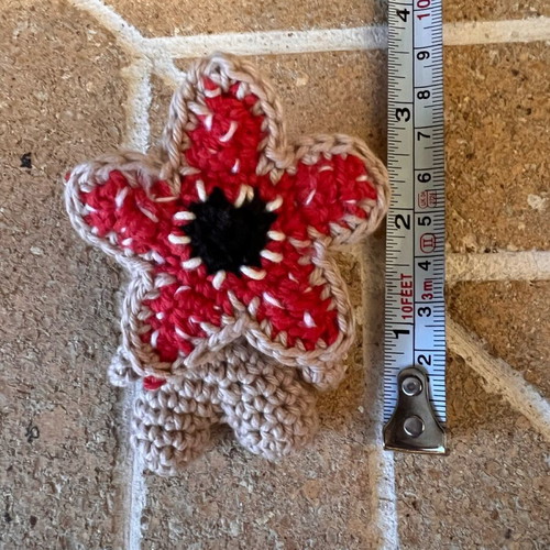 Baby monster amigurumi handmade crochet fantasy doll 9 cm new