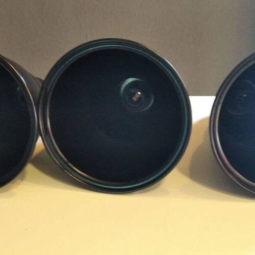Pendant lights set of 3 black metal like new