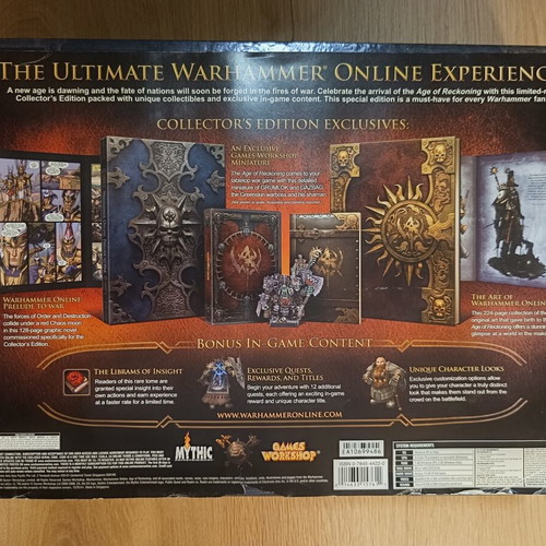 Warhammer Online Age of Reckoning Collector's Edition PC used