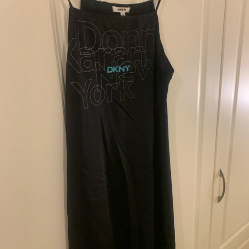 DKNY long dress used, size 16