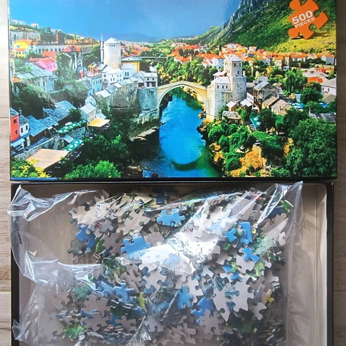 Puzzle 500 pieces like new, sealed