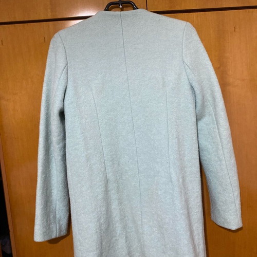 Women's coat used, turquoise, size S