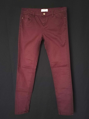 Stradivarius pants burgundy size M like new