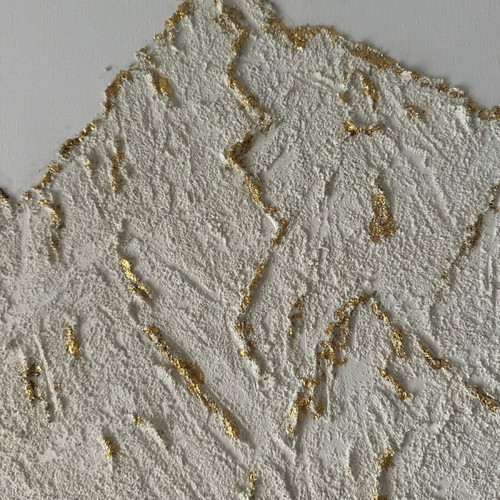 Handmade painting with gold details new