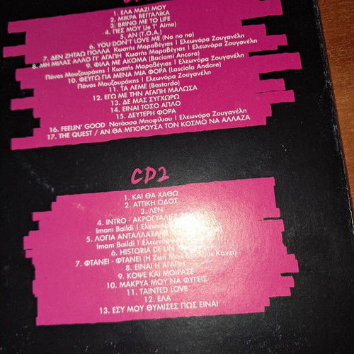Eleonora Zouganeli Eipa Stous Filous Mou CD like new, entechno