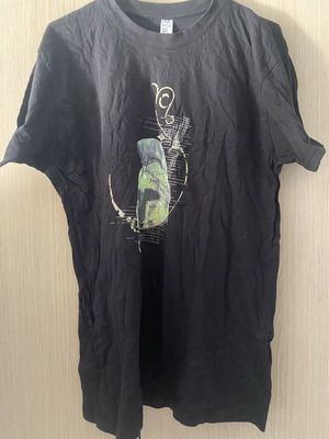 T-shirt with Ancient Greek Helmet New by Abysse Black and Green M