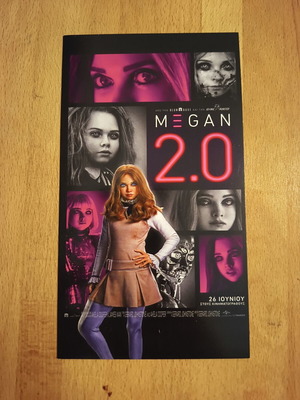 Megan 2.0 small cardboard poster new