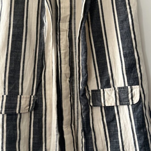 Sleeveless vest with belt and side openings, used, JusTop