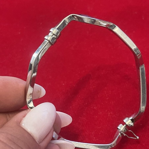 925 silver zigzag bracelet