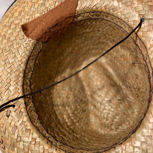 Straw hat women's hand-painted new unworn
