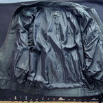 LEATHER BLACK JACKET - XL