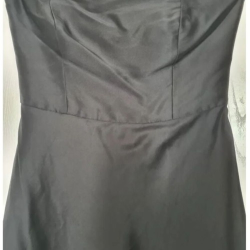Ann Taylor strapless silk dress like new, black, size S