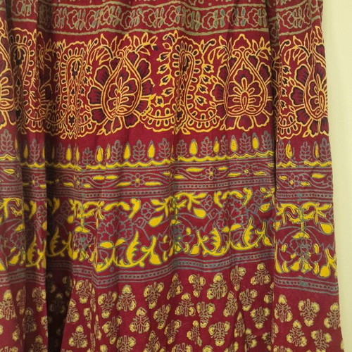 Boho skirt used, colorful, size small