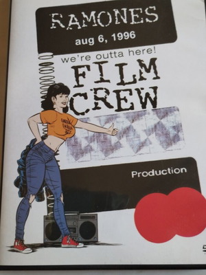 Ramones We're Outta Here! Film Crew DVD καινούργιο, punk