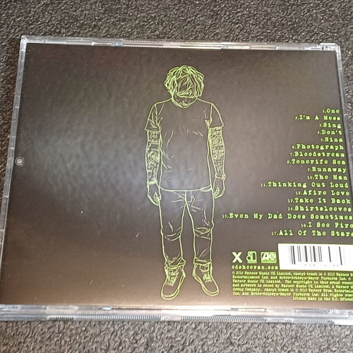 Ed Sheeran X CD 2014 like new, pop