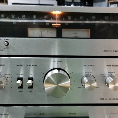 Toshiba SC 330+SY 330+ST 330+PC330 used, cassette deck needs service