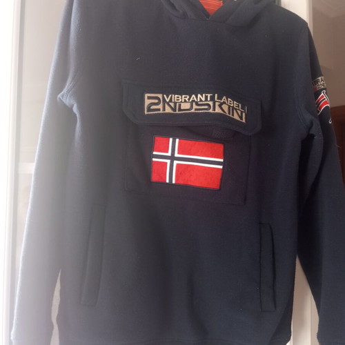 Blue hoodie size S