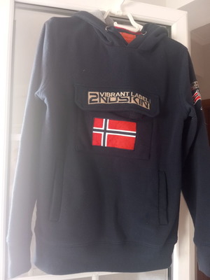 Blue hoodie size S