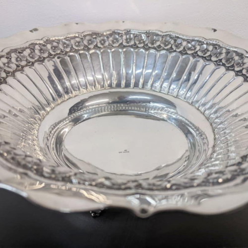 Silver vessel 925 new with hallmark, handmade decorative item