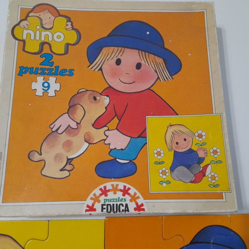 Educa vintage children's puzzle used, set of 2 pieces