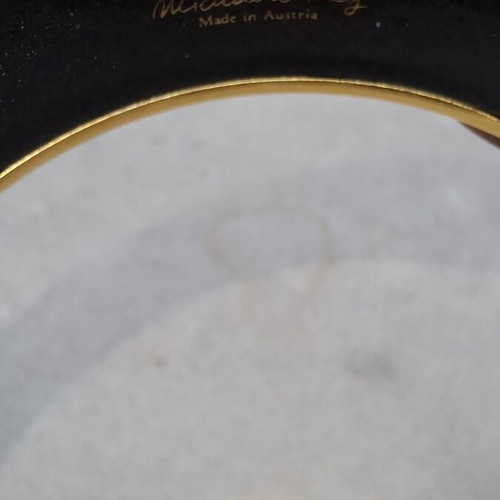 Vintage bracelet by Michaela Frey 24k gold plated, like new