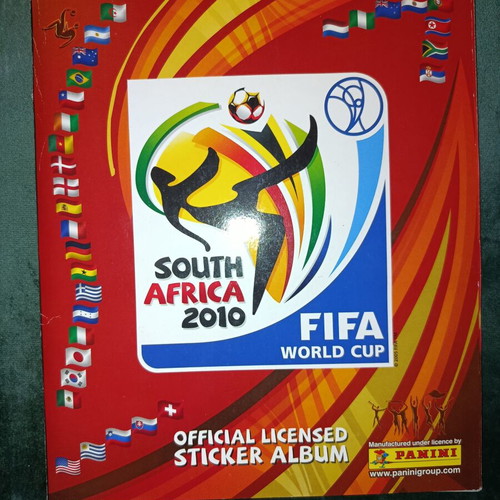 Panini World Cup 2010 South Africa album used, complete