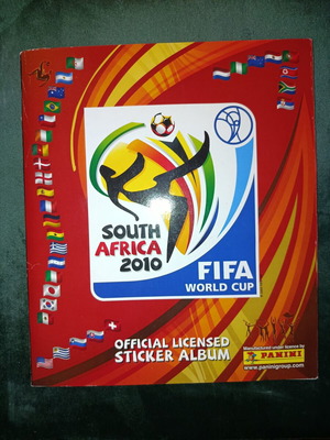 Panini World Cup 2010 South Africa album used, complete