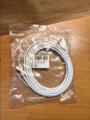Καλώδιο Ethernet 3μ, λευκό, με βύσματα RJ45