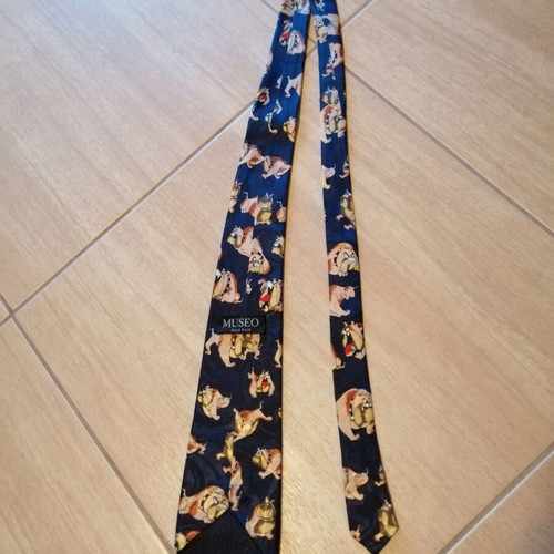 Museo Bulldog Tie used, handmade