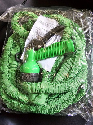 Expandable garden hose 20 meters with adjustable spray gun