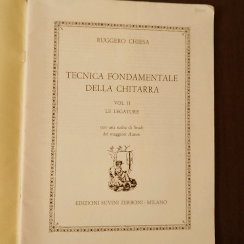 Tecnica Fondamentale della Chitarra Vol. II used