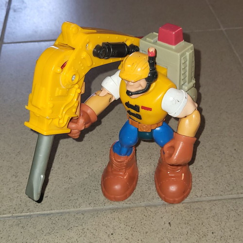 Fisher-Price Rescue Heroes Jack Hammer figure like new, 1997