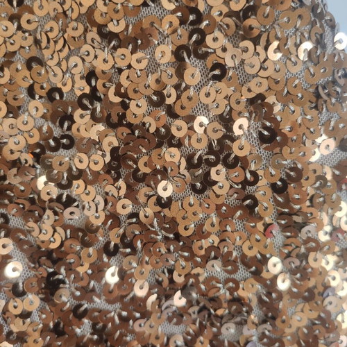 Lynne kimono with sequins new, copper gold, size S